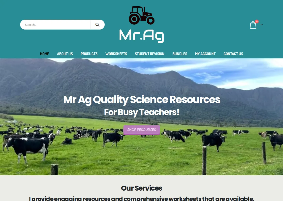 Store homepage