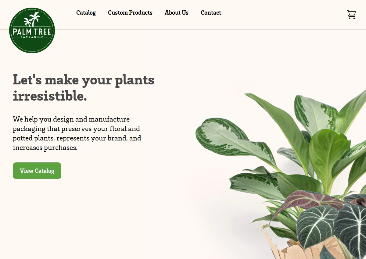 Store homepage
