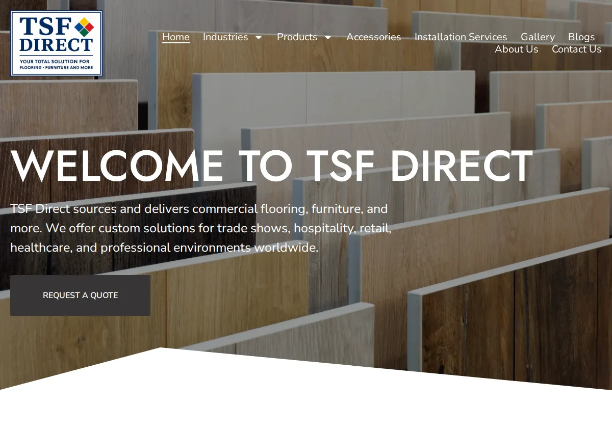 Store homepage