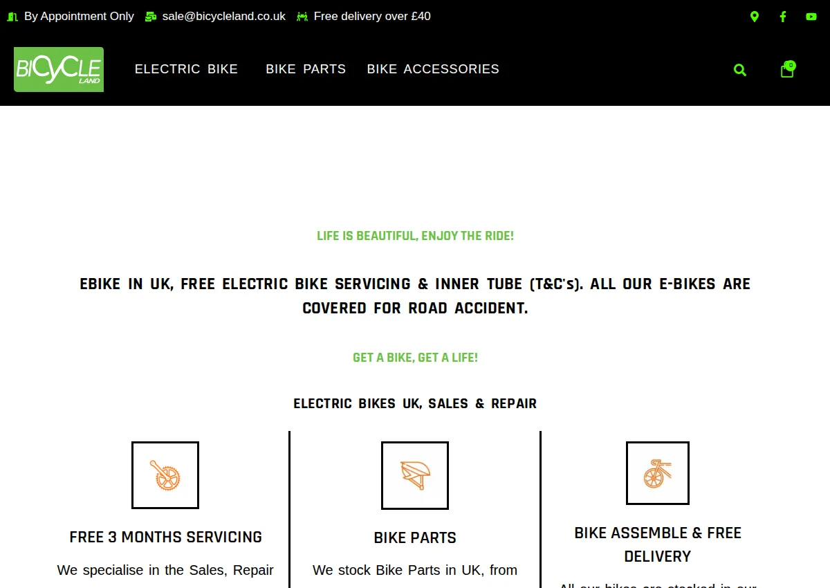 Store homepage