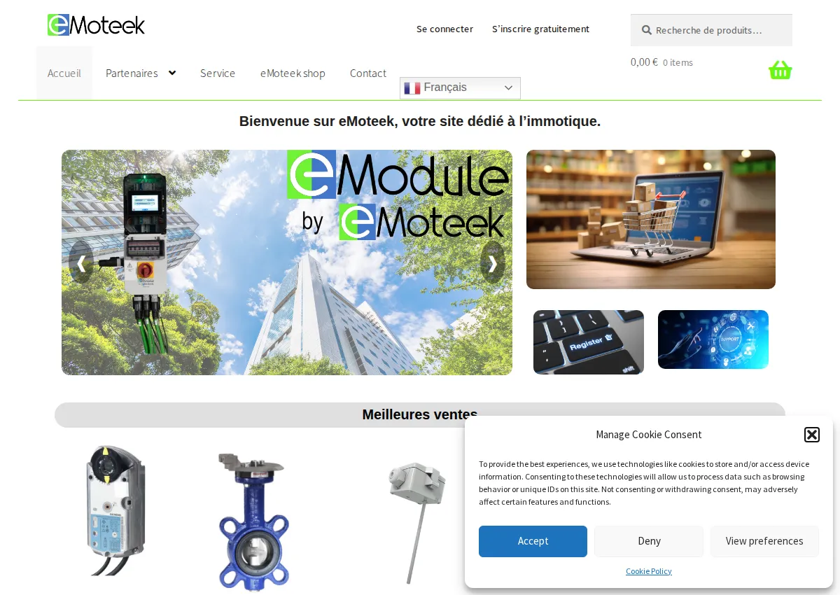 Store homepage