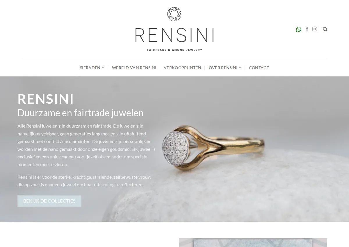 Store homepage