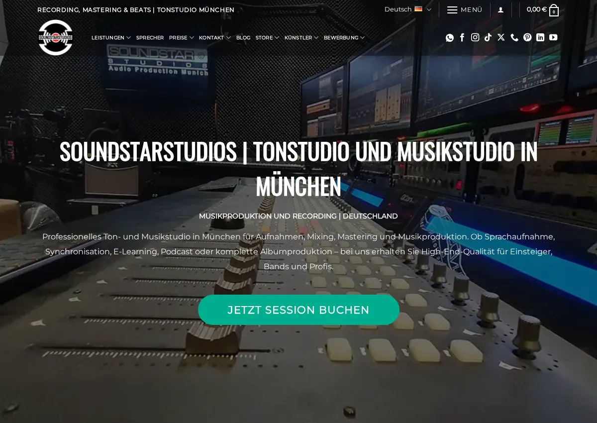 Store homepage