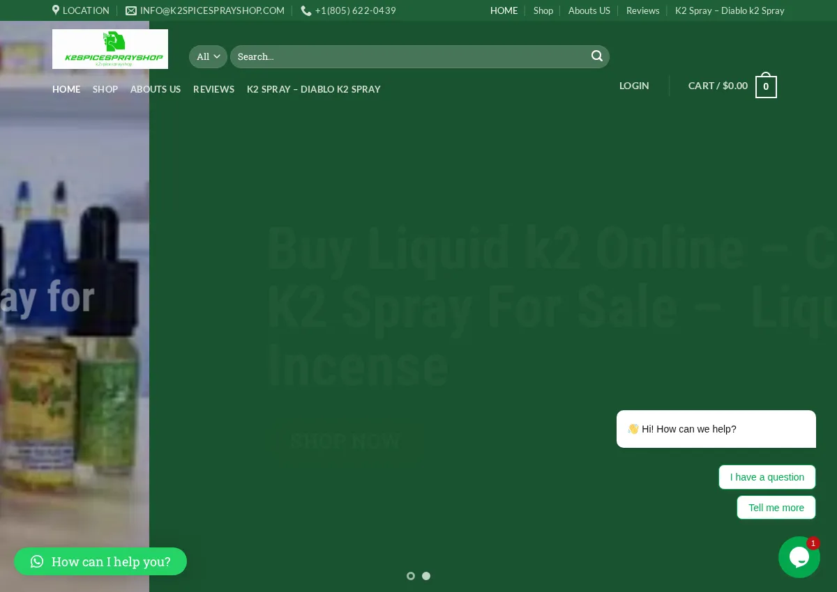 Store homepage