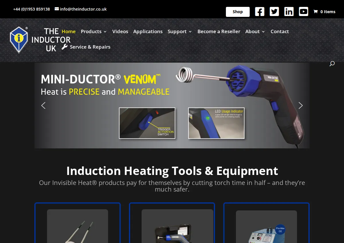 Store homepage