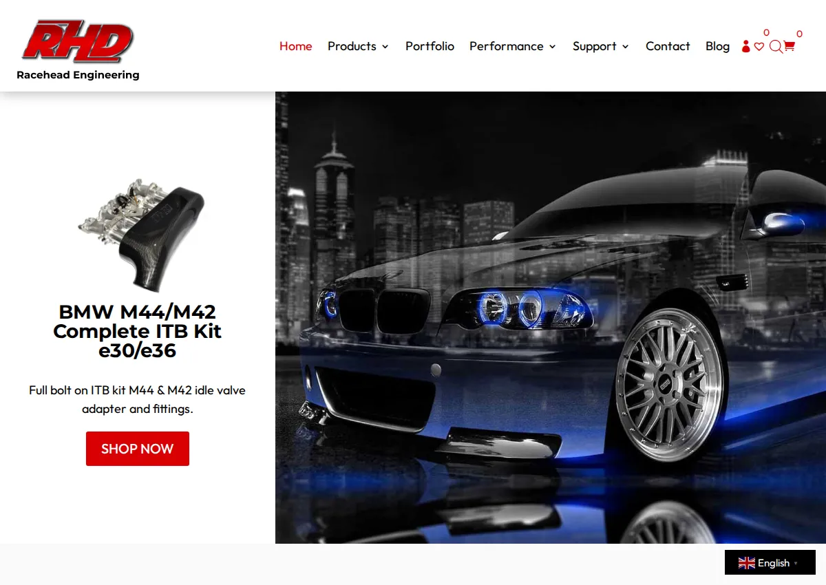 Store homepage