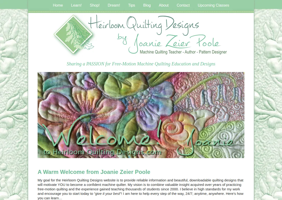 Store homepage