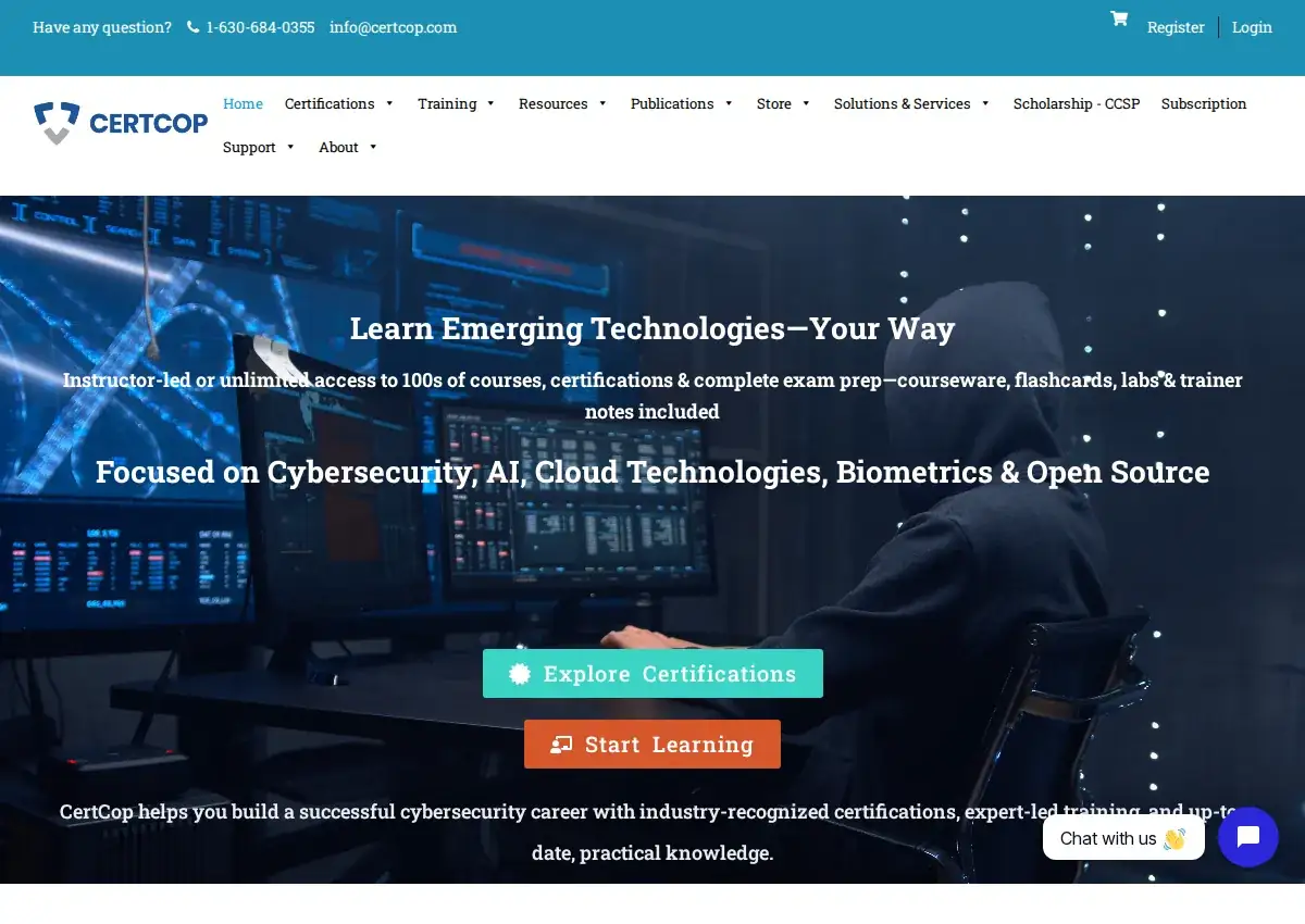 Store homepage