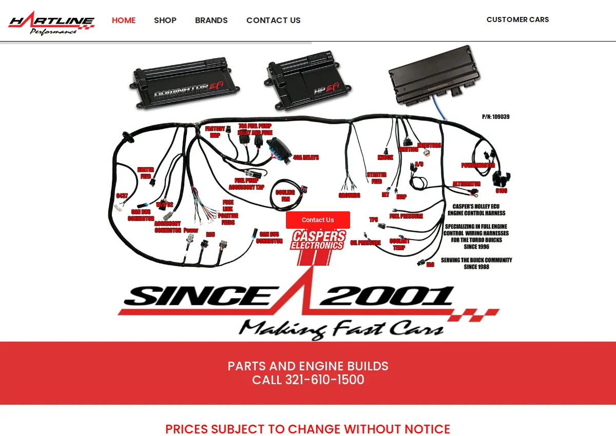 Store homepage