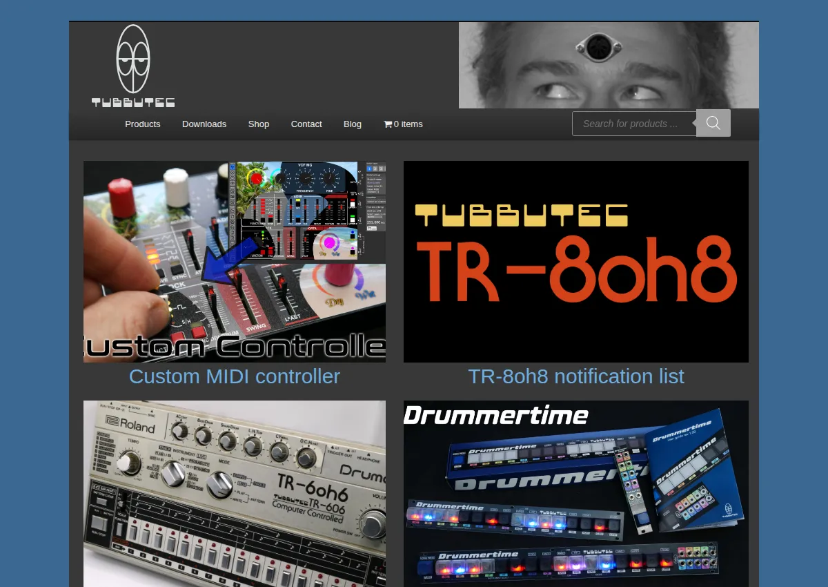 Store homepage