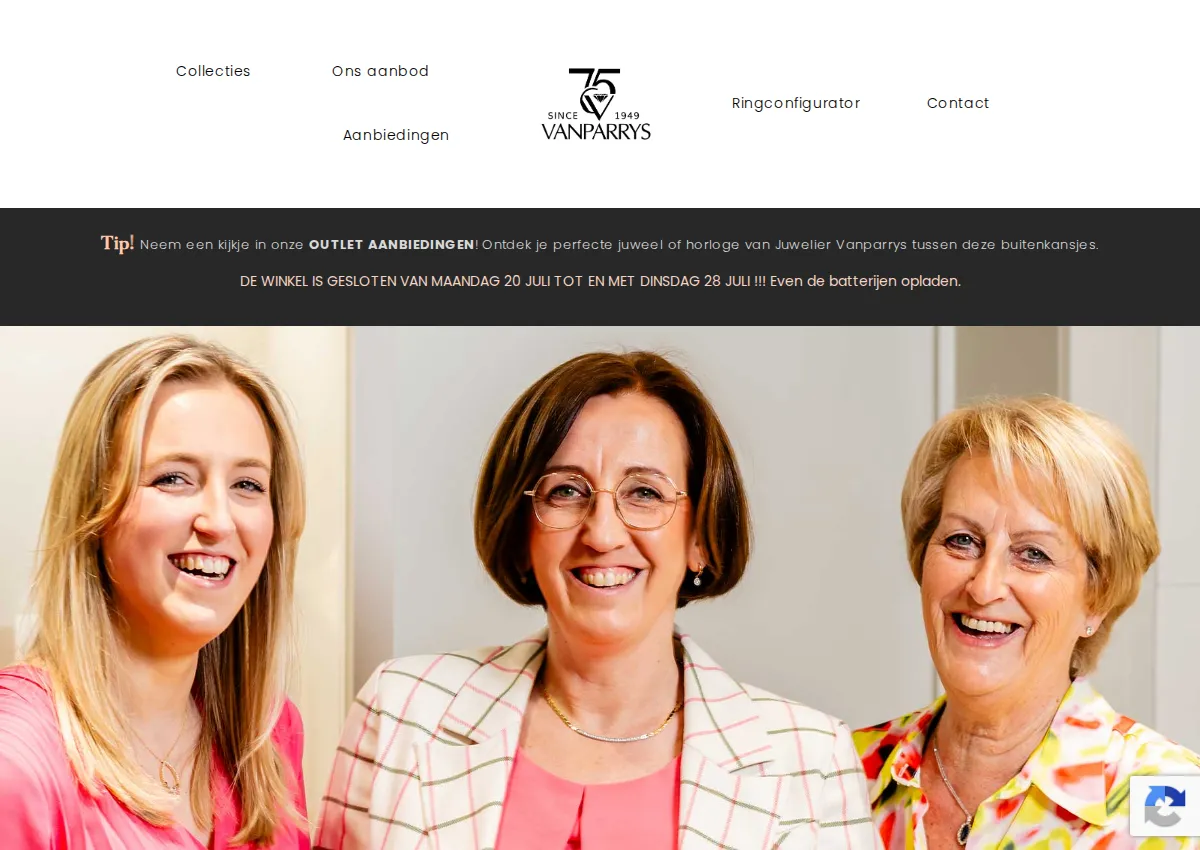 Store homepage