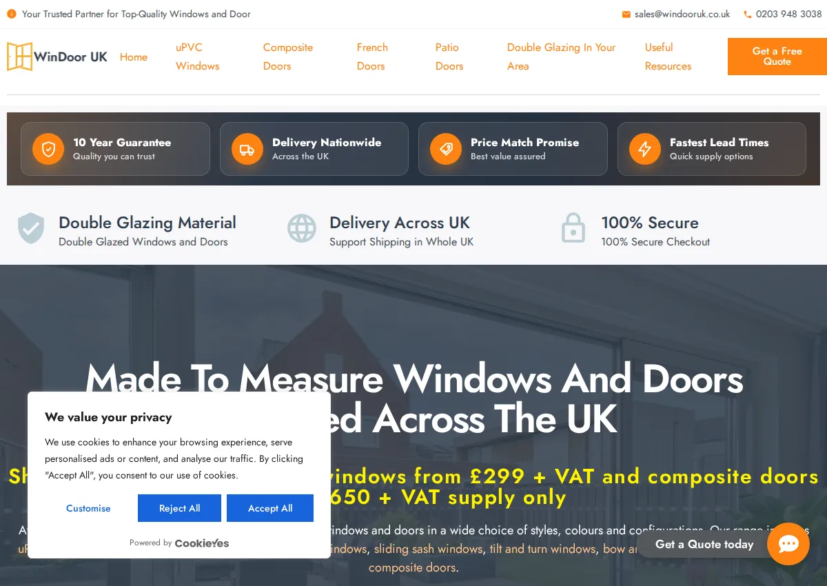 Store homepage