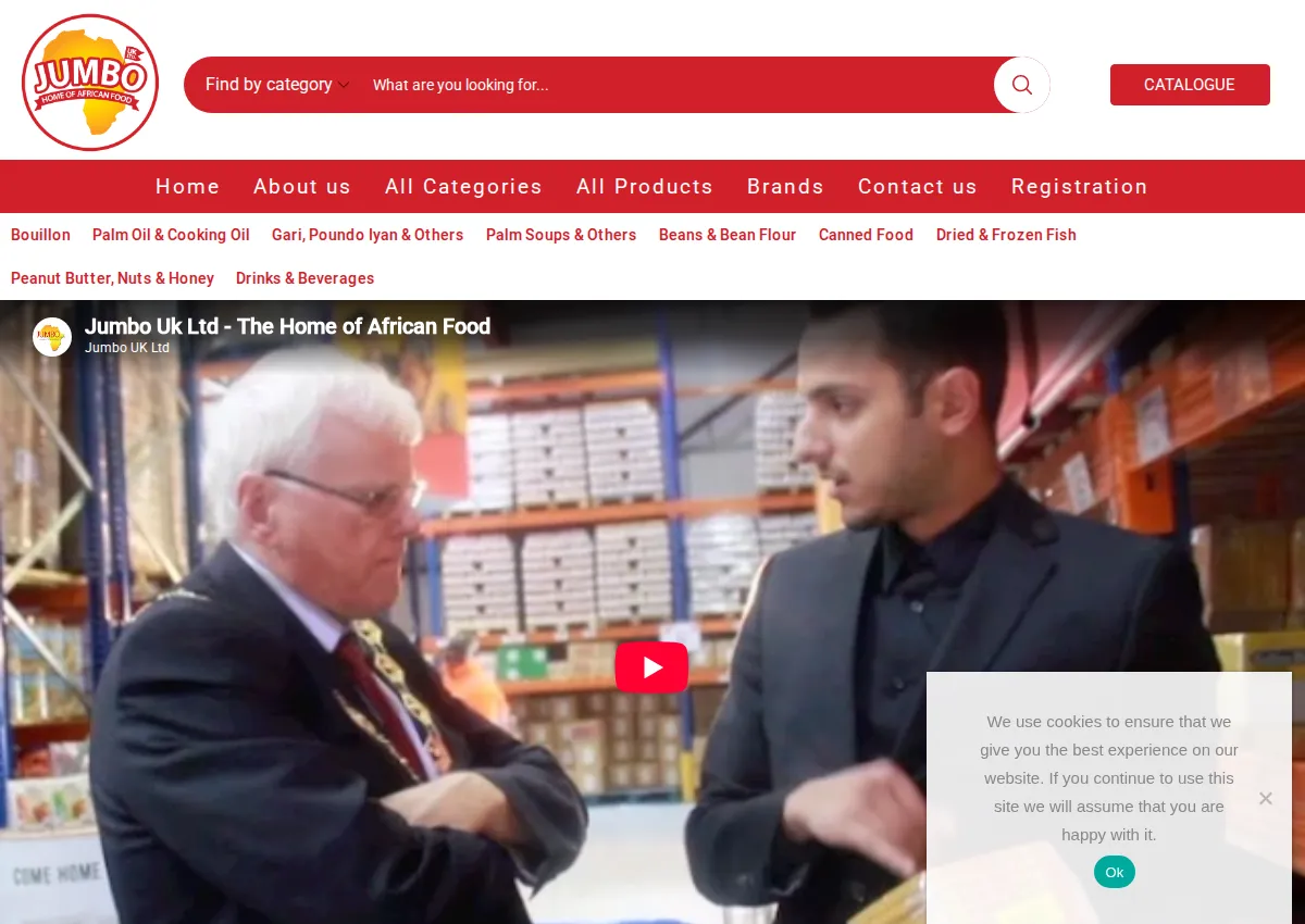 Store homepage
