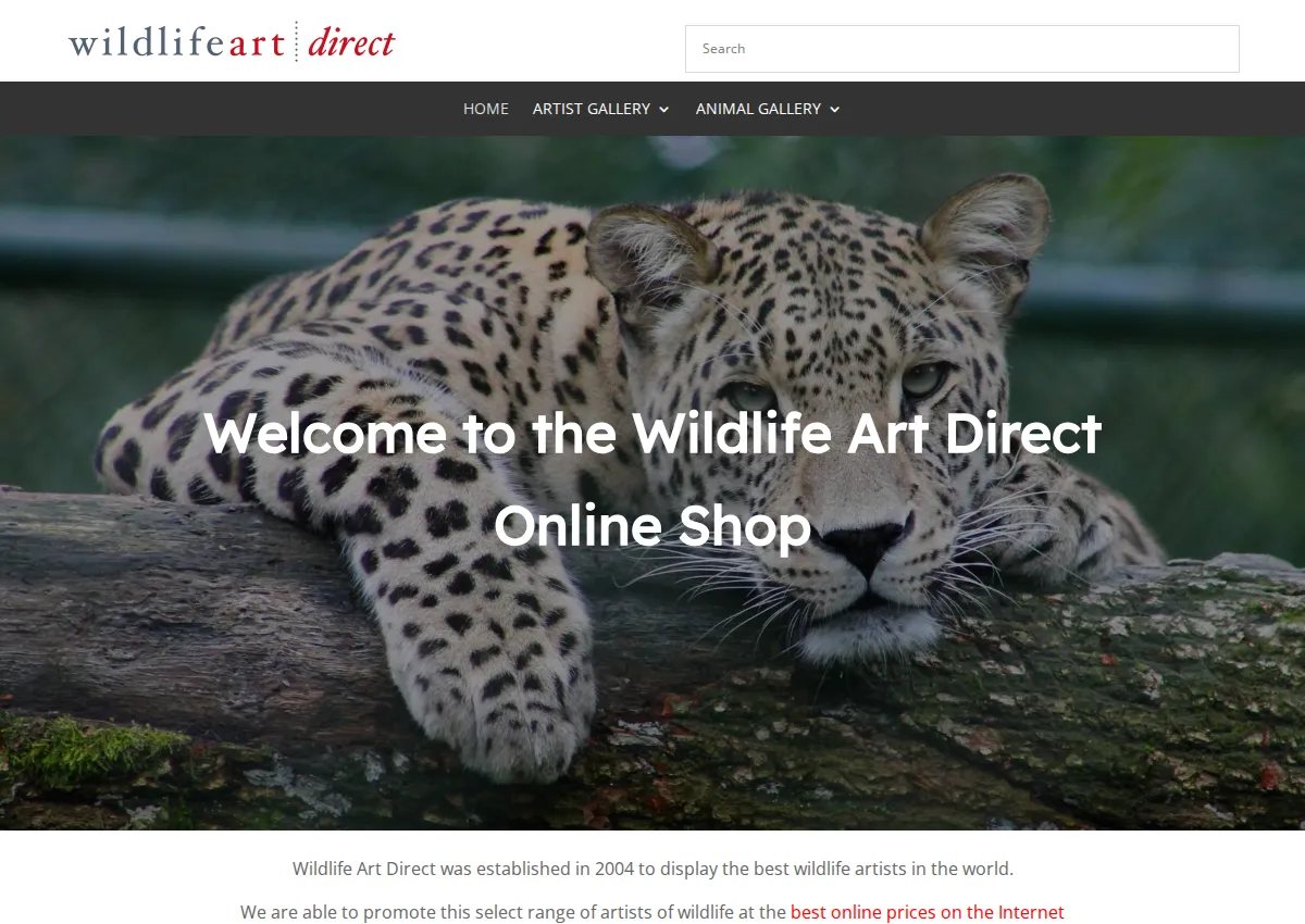 Store homepage