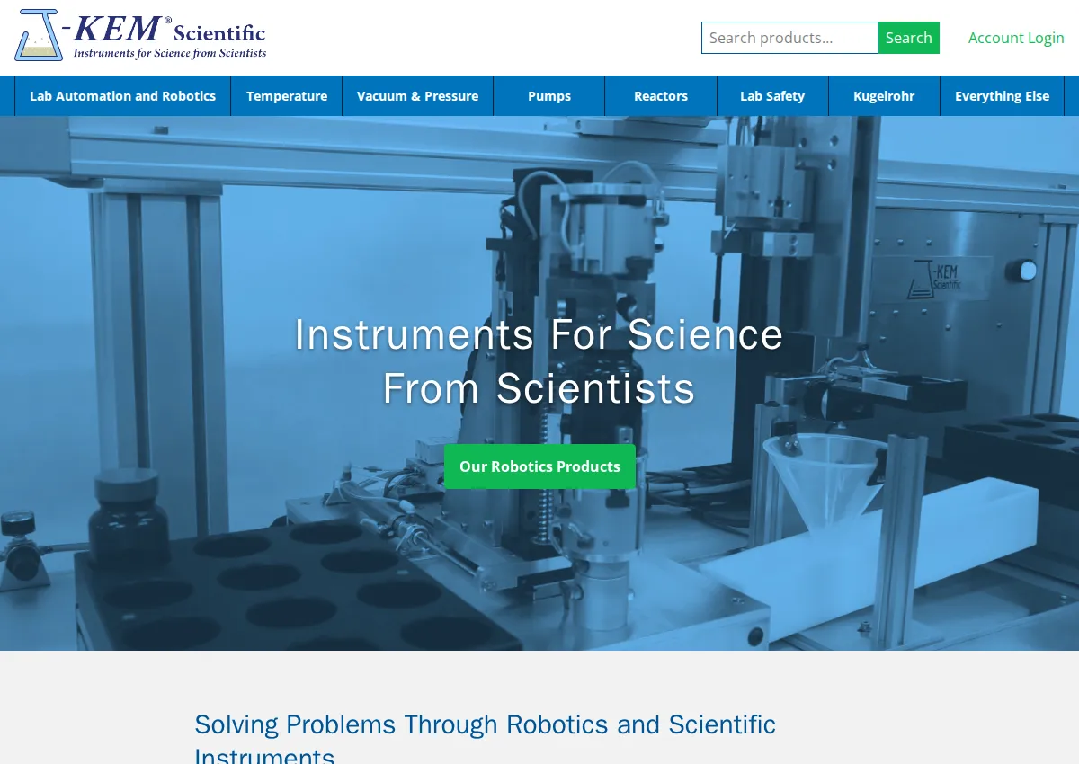 Store homepage