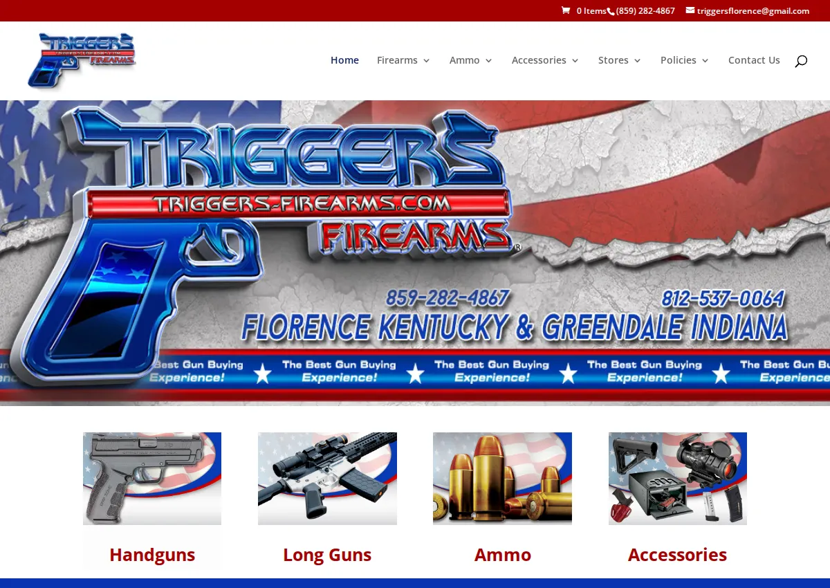 Store homepage