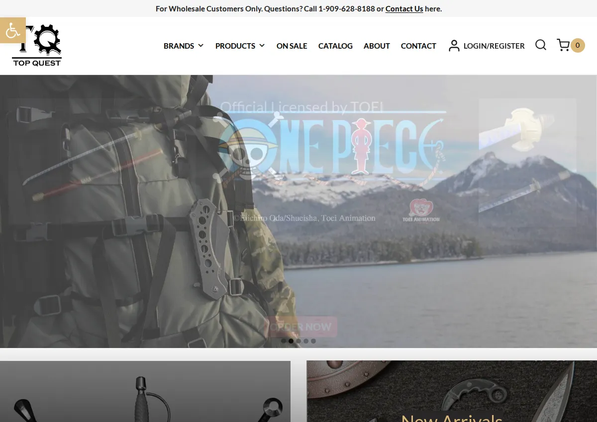 Store homepage