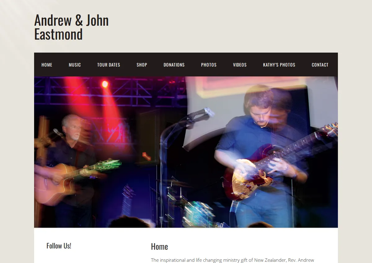 Store homepage