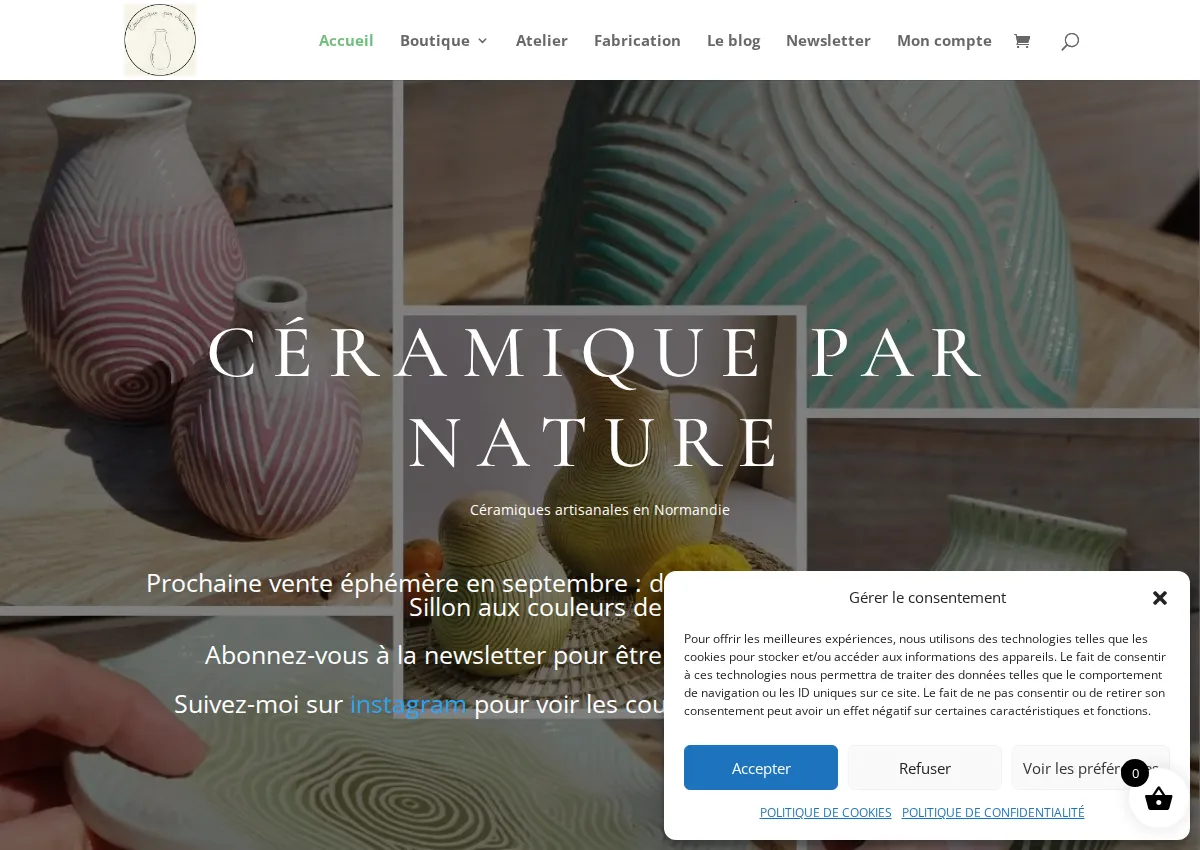 Store homepage