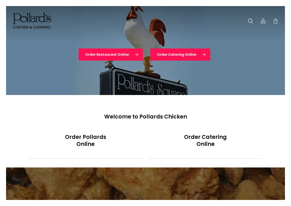 Store homepage