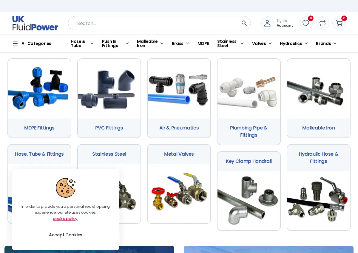 Store homepage