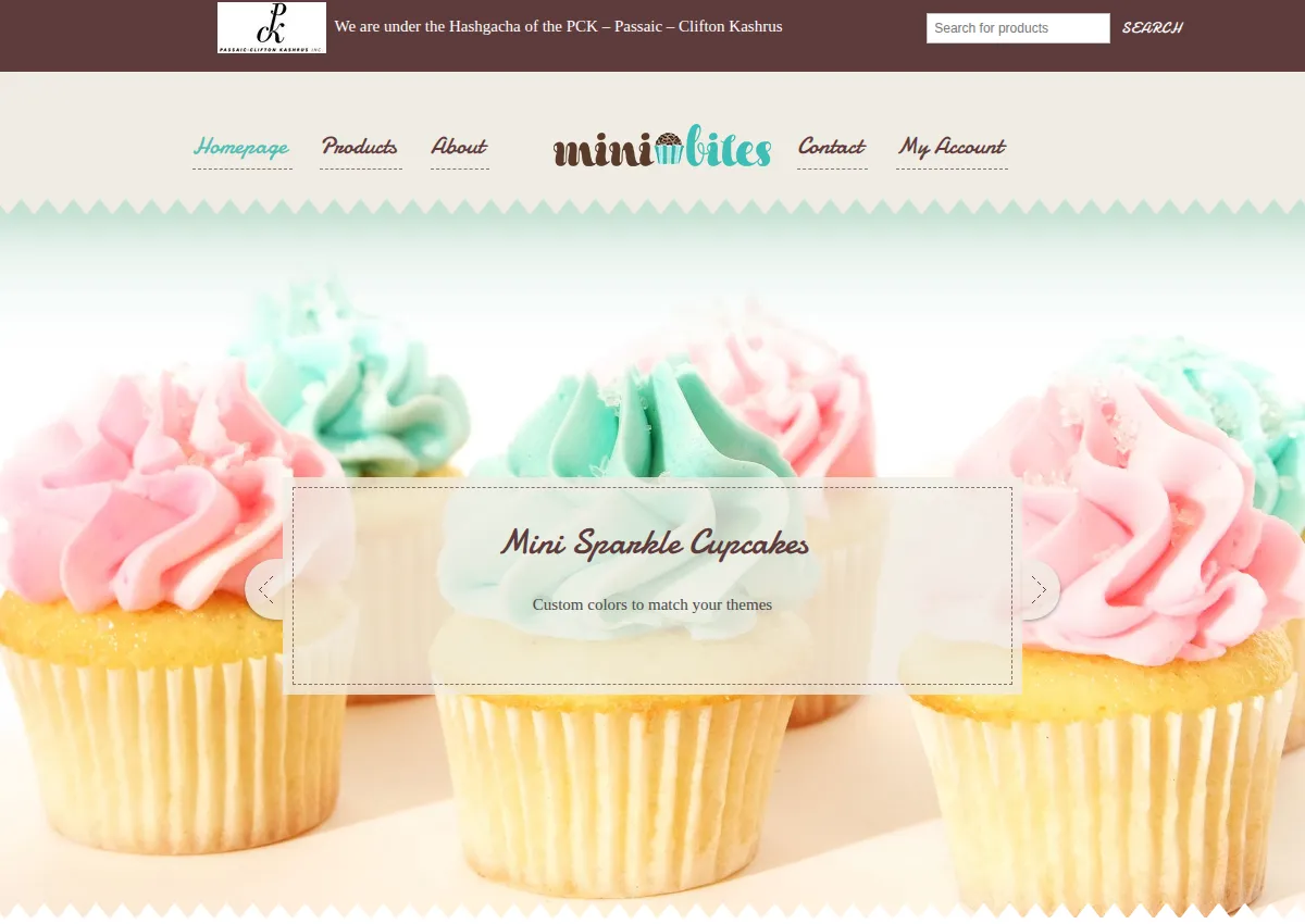Store homepage