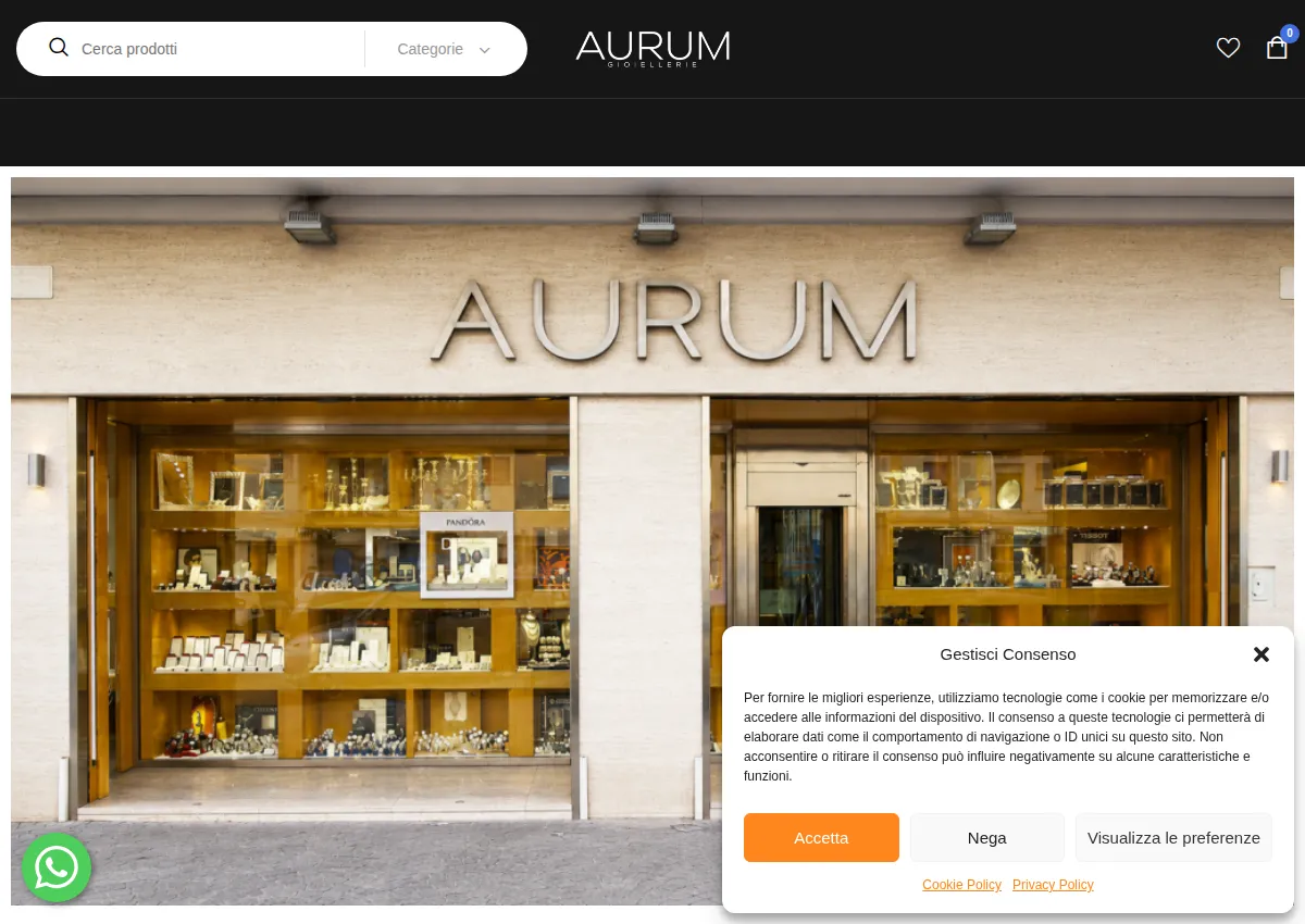 Store homepage