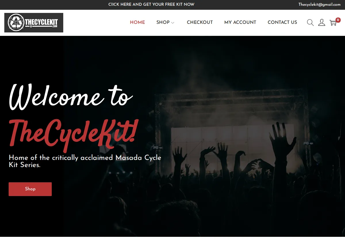 Store homepage