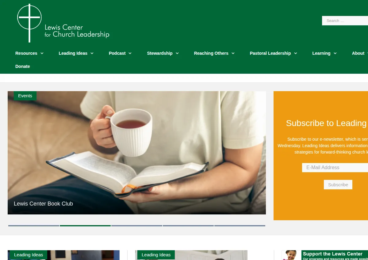 Store homepage