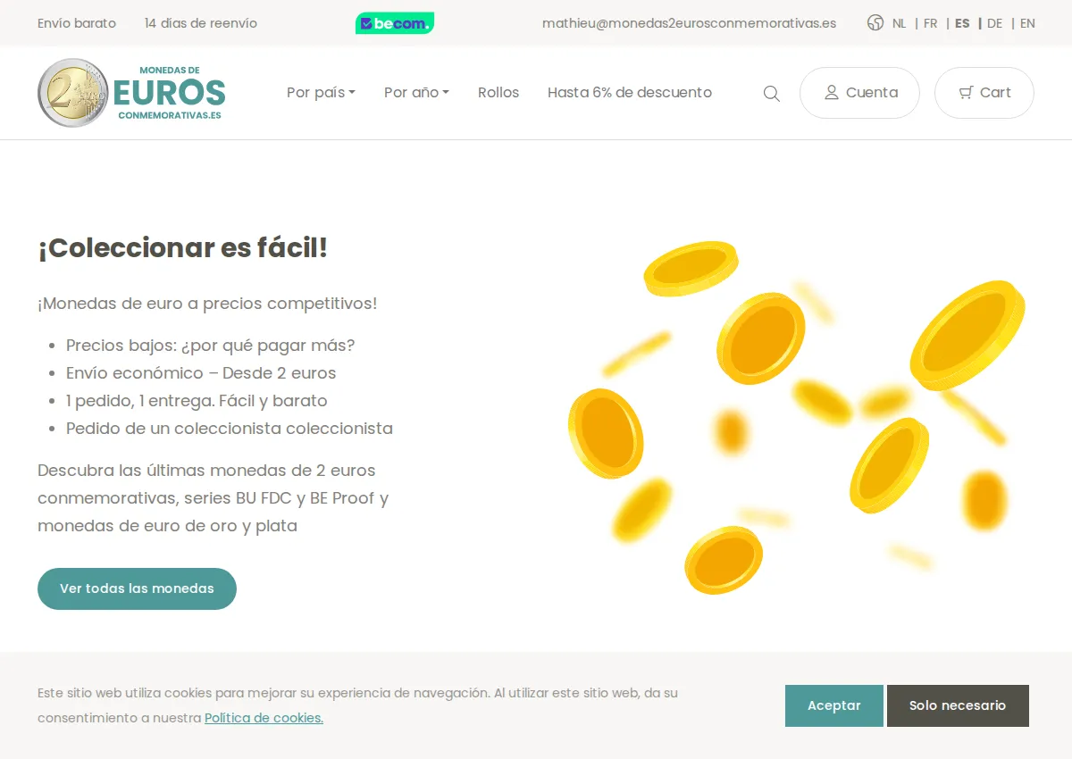 Store homepage