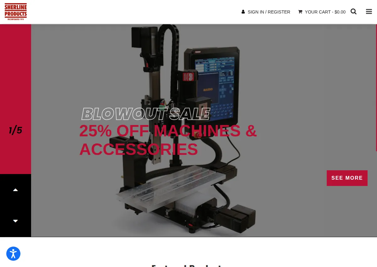 Store homepage