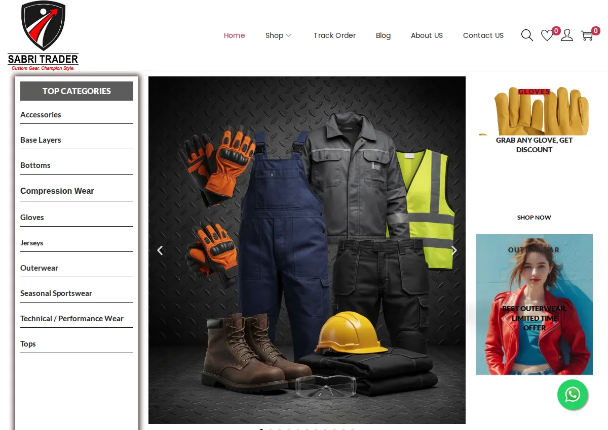 Store homepage