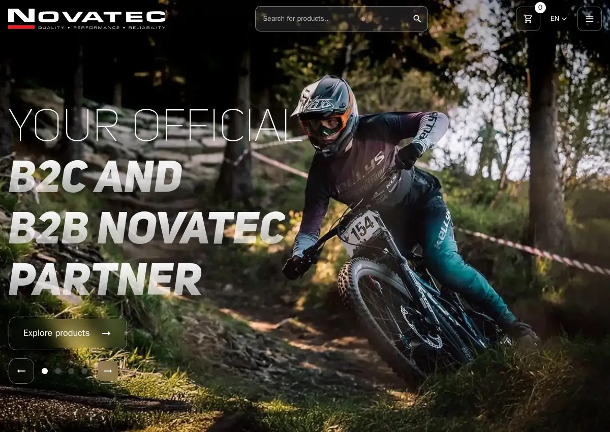 Store homepage
