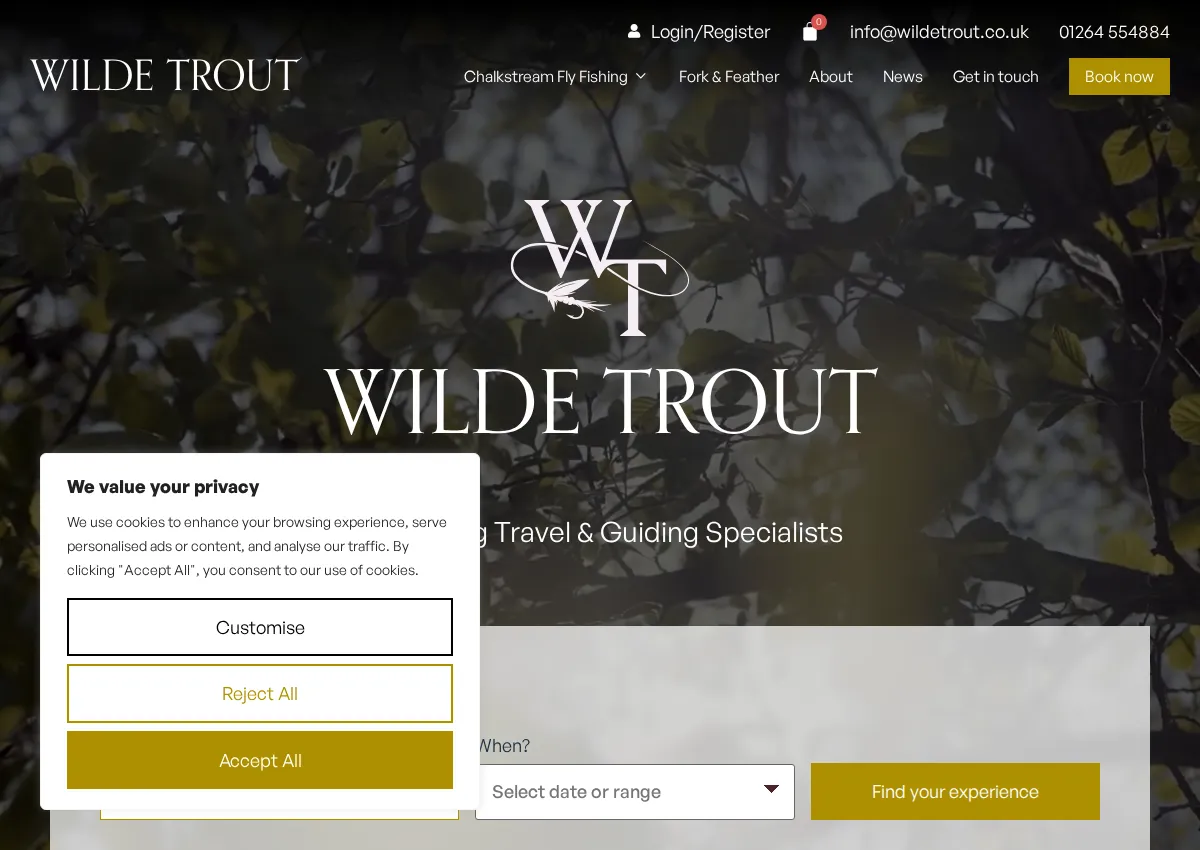 Store homepage