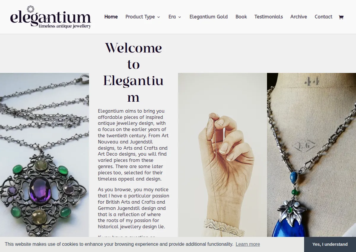 Store homepage