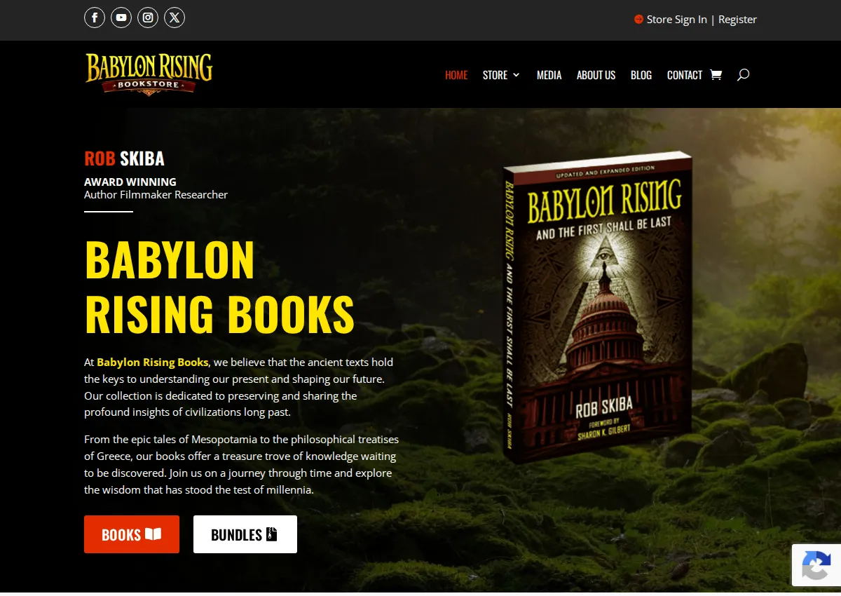 Store homepage