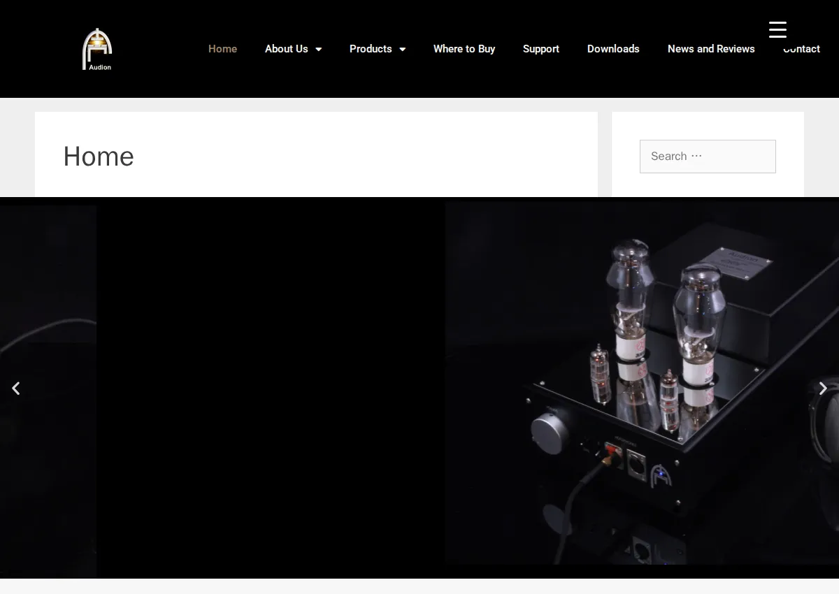 Store homepage