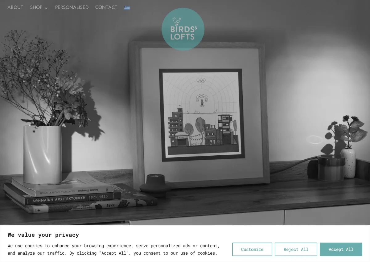 Store homepage