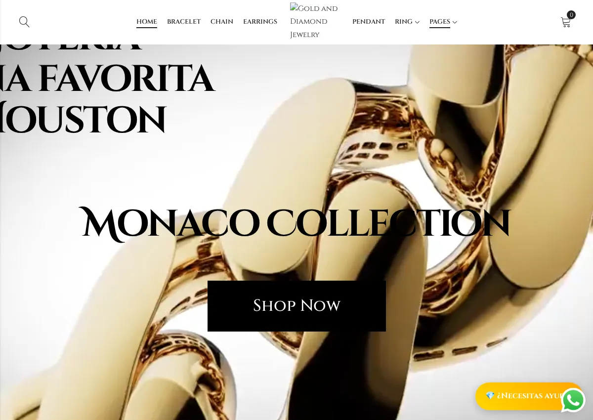 Store homepage