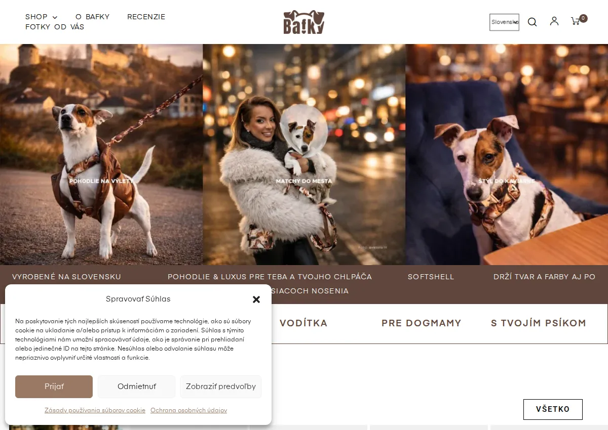 Store homepage
