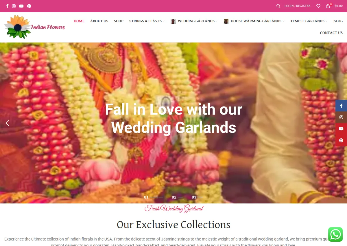Store homepage