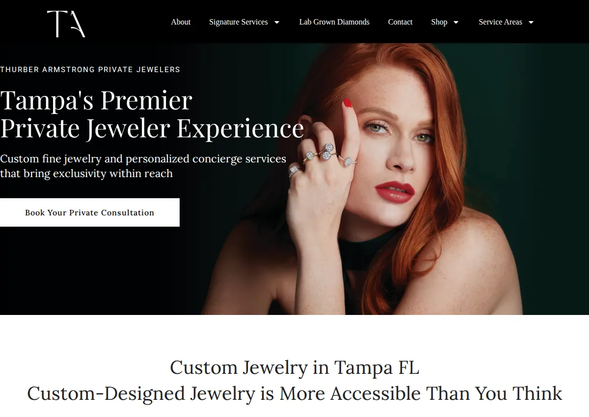 Store homepage