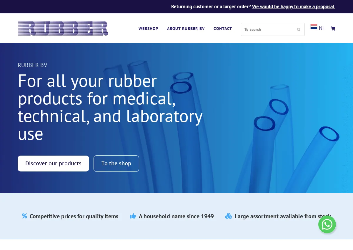 Store homepage