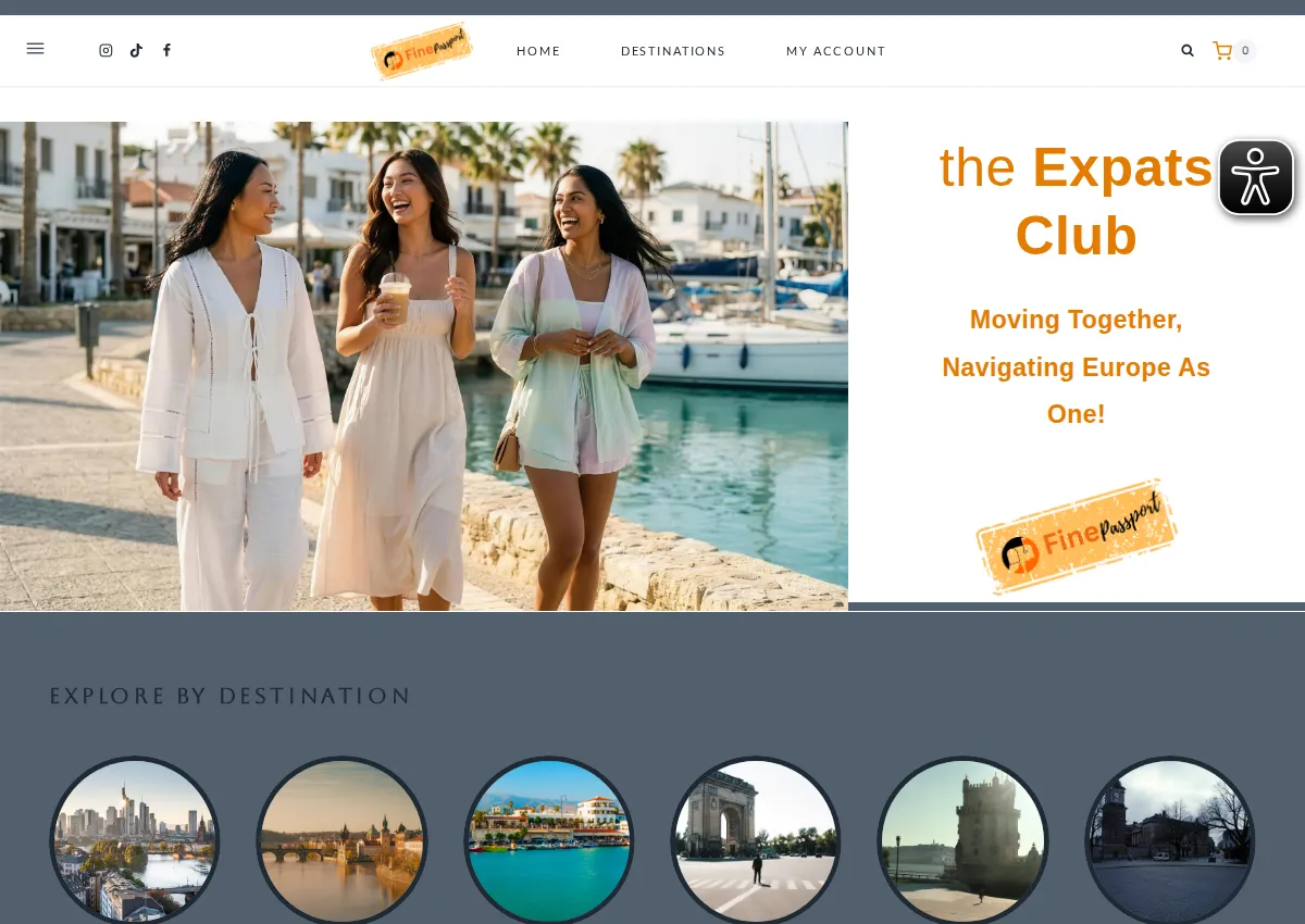 Store homepage