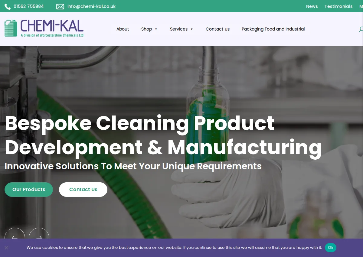 Store homepage