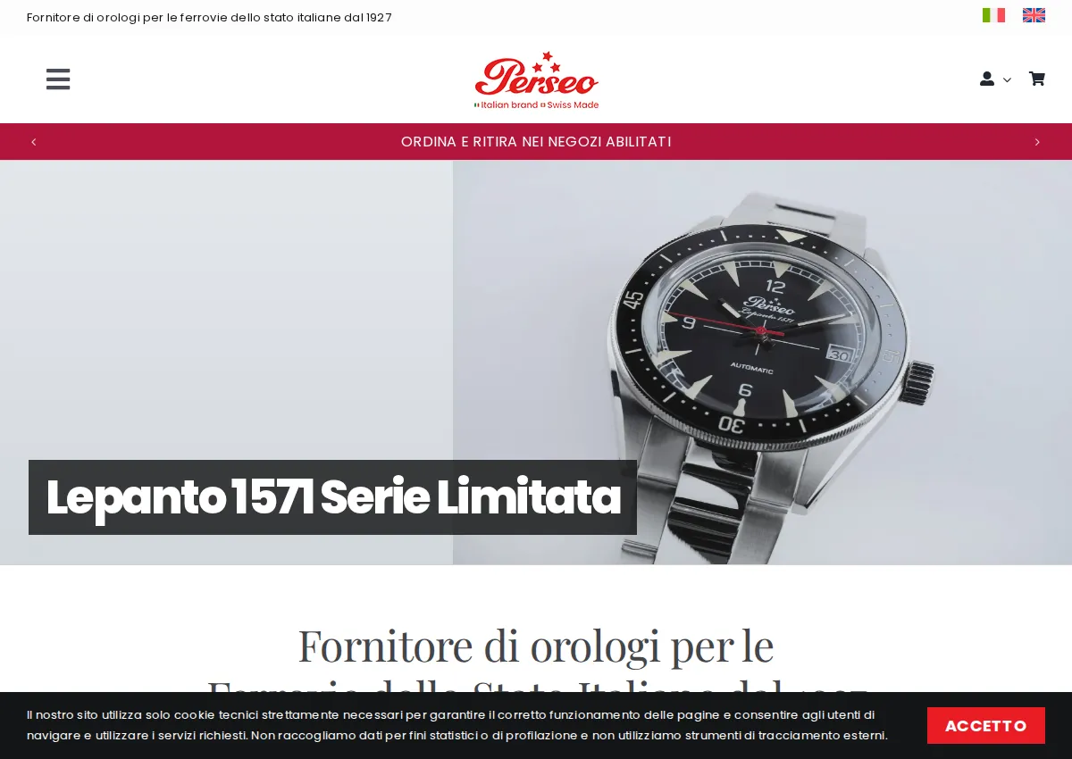 Store homepage