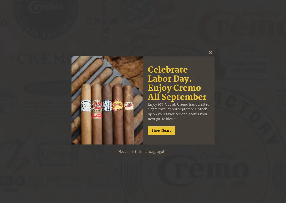 Store homepage