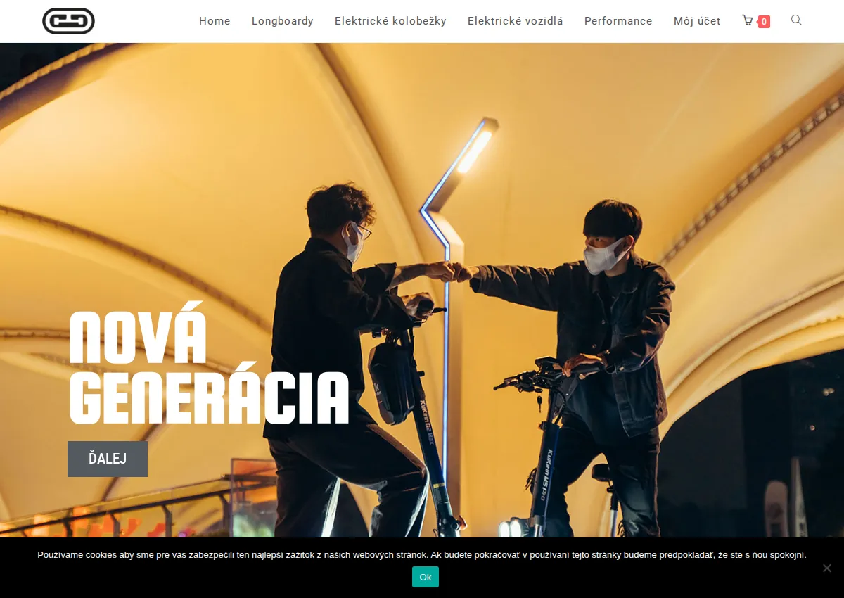 Store homepage