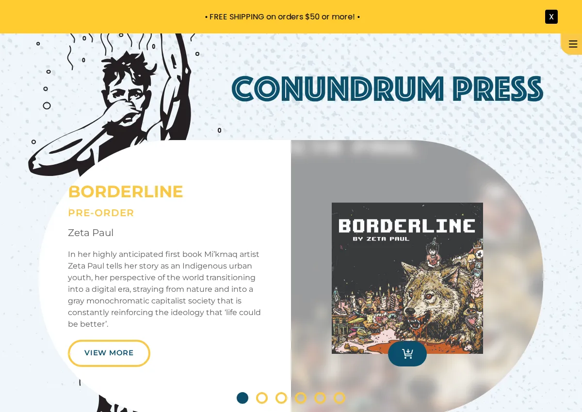 Store homepage