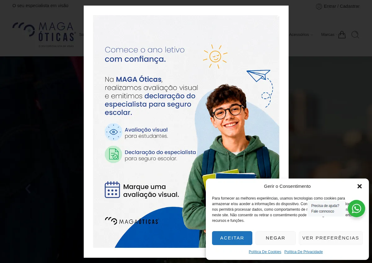Store homepage